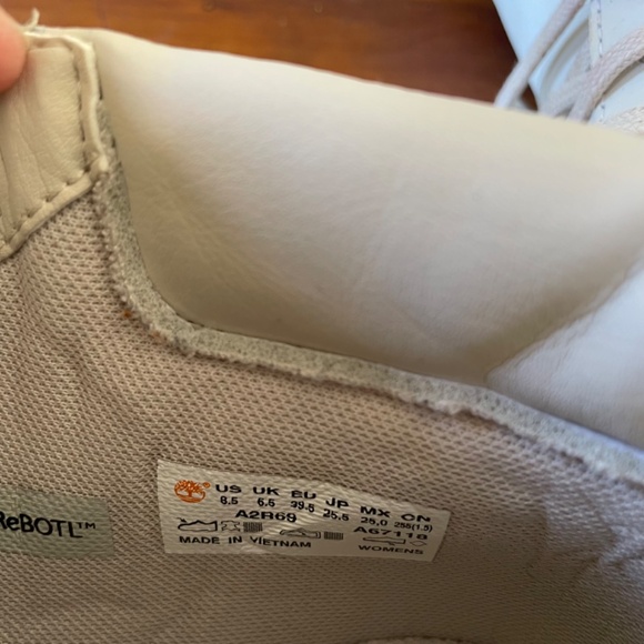 TIMBERLAND  Skyla Bay Chukka Sneakers White Women's Size 8.5 - Picture 6 of 11